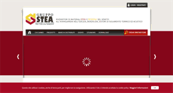 Desktop Screenshot of gruppostea.it